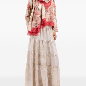 Pierre Louis Mascia Silk long skirt