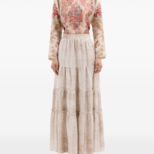 Pierre Louis Mascia Silk long skirt