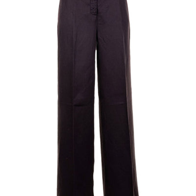 Via Masini 80 Linen wide-leg trousers