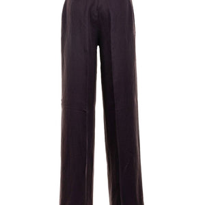 Via Masini 80 Linen wide-leg trousers