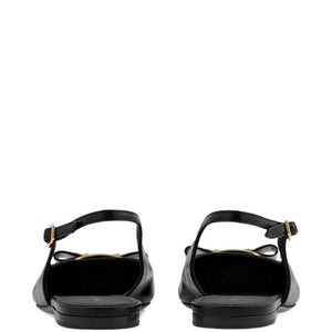 Ferragamo New Vara Plate Flat Slingback
