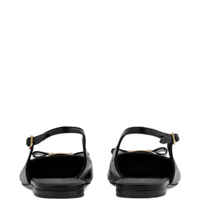 Ferragamo New Vara Plate Flat Slingback