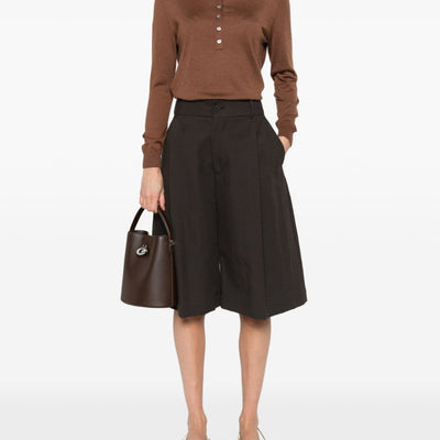 Beyou Cashmere and silk polo sweater