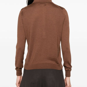 Beyou Cashmere and silk polo sweater