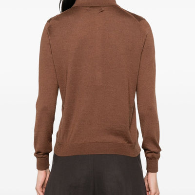 Beyou Cashmere and silk polo sweater