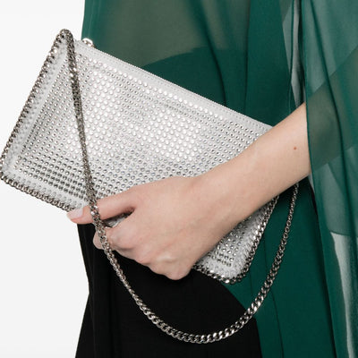 Stella McCartney Falabella Crystal Clutch Shoulder Bag