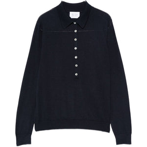 Beyou Cashmere and silk polo sweater
