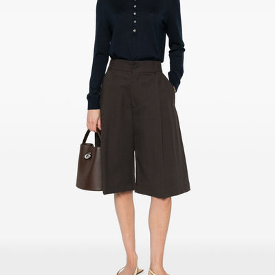 Beyou Cashmere and silk polo sweater