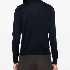 Beyou Cashmere and silk polo sweater