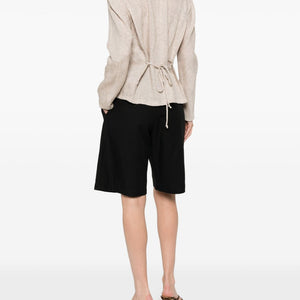 Emporio Armani Linen single-breasted jacket