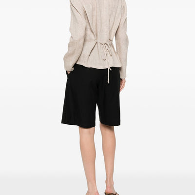 Emporio Armani Linen single-breasted jacket