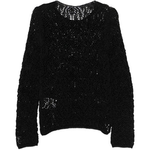 Comme Comme Open-knit crewneck sweater