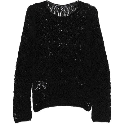 Comme Comme Open-knit crewneck sweater