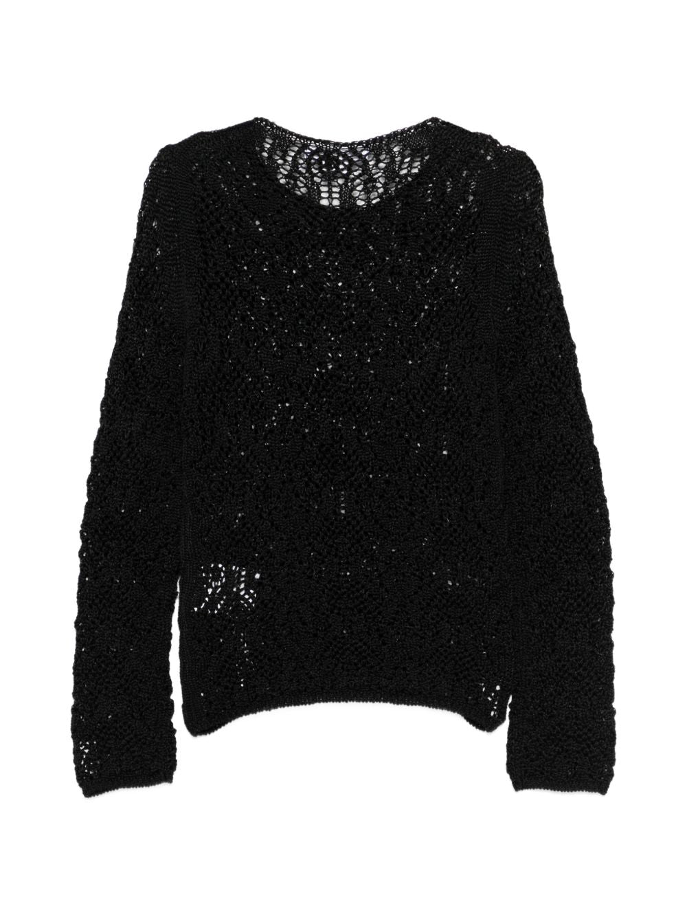 Comme Comme Open-knit crewneck sweater