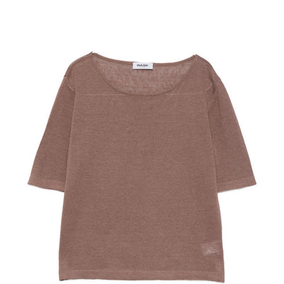 Base Linen and cotton blend sweater