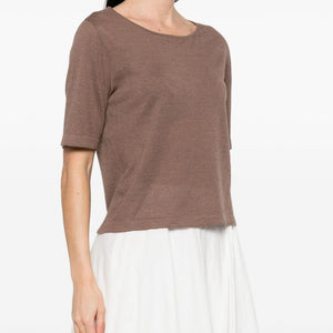 Base Linen and cotton blend sweater