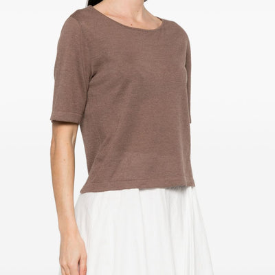 Base Linen and cotton blend sweater
