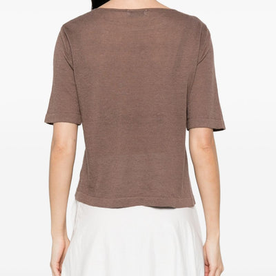 Base Linen and cotton blend sweater
