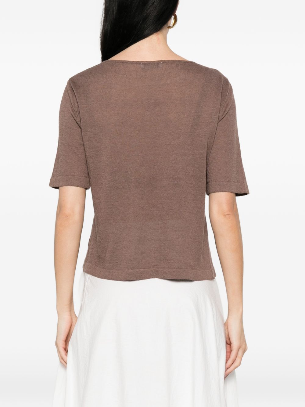 Base Linen and cotton blend sweater