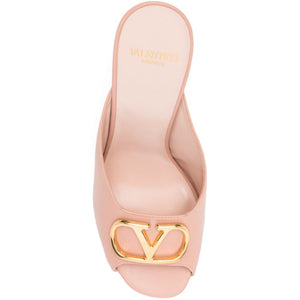 Valentino Garavani VLogo Signature leather mules.