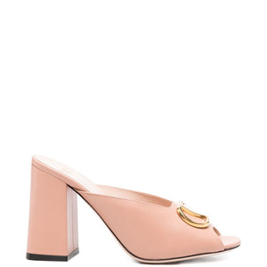 Valentino Garavani VLogo Signature leather mules.