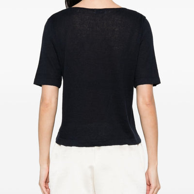 Base Linen and cotton blend sweater