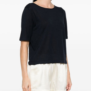 Base Linen and cotton blend sweater