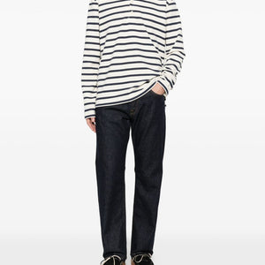 Junya Watanabe Striped cotton polo shirt
