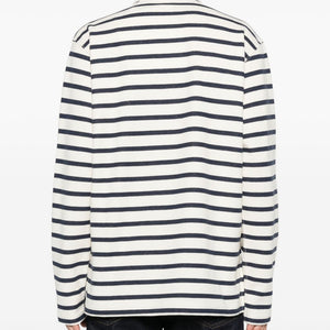 Junya Watanabe Striped cotton polo shirt