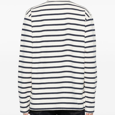 Junya Watanabe Striped cotton polo shirt