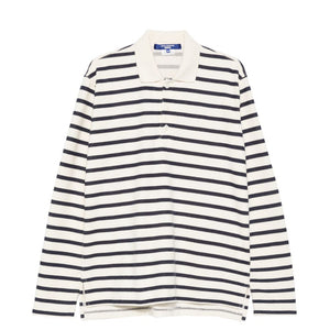 Junya Watanabe Striped cotton polo shirt