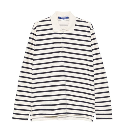 Junya Watanabe Striped cotton polo shirt