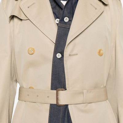 Junya Watanabe Cotton double-breasted coat