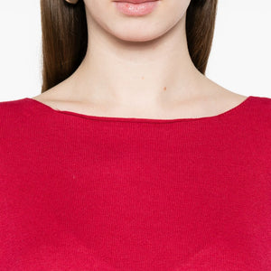 Beyou Cotton boat-neck sweater