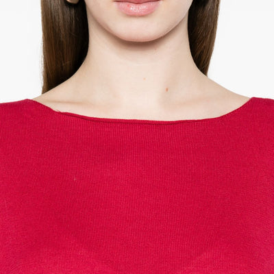 Beyou Cotton boat-neck sweater
