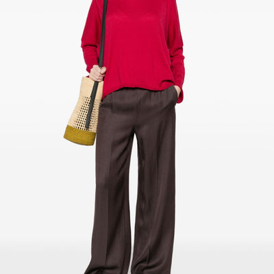 Beyou Cotton boat-neck sweater