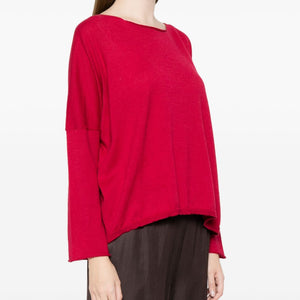 Beyou Cotton boat-neck sweater