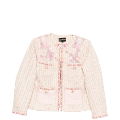 Minime Paris Cotton blend crewneck jacket