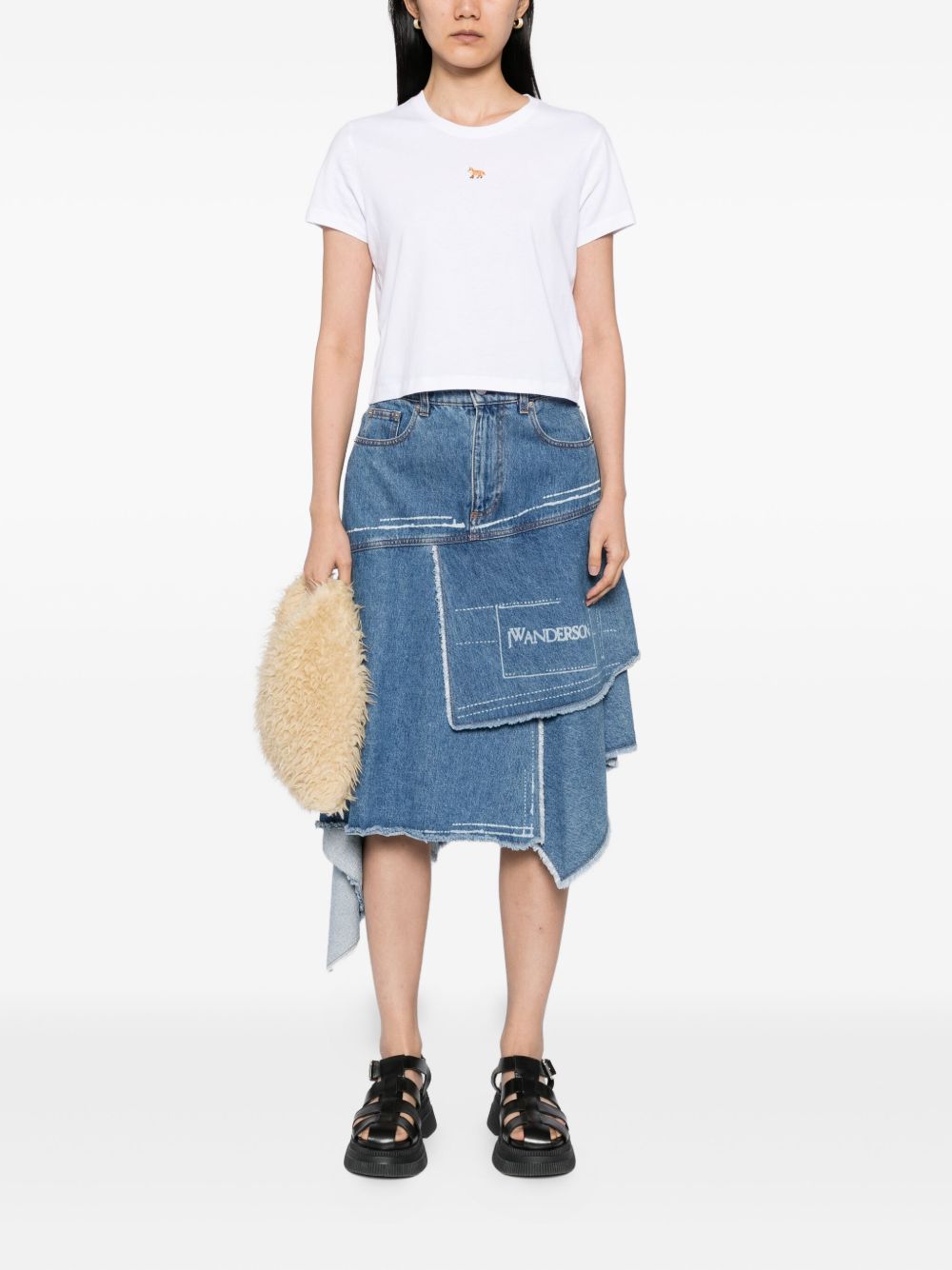 Maison Kitsuné Maison KitsunÃ© Baby Fox cotton t-shirt