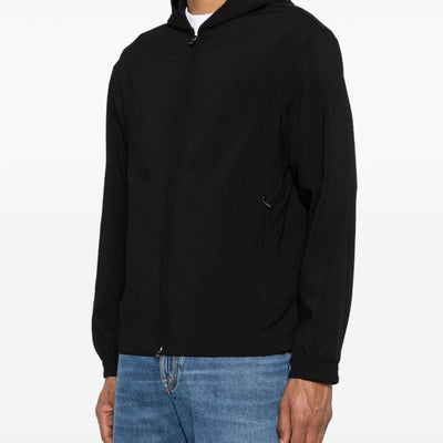 Emporio Armani Hooded blouson jacket