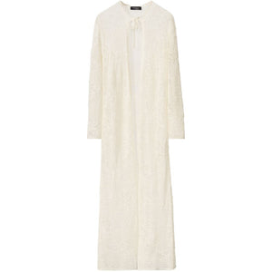 Fabiana Filippi Crochet long cardigan