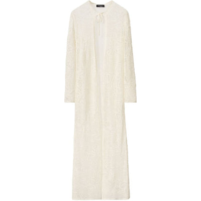Fabiana Filippi Crochet long cardigan