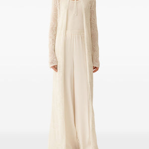 Fabiana Filippi Crochet long cardigan