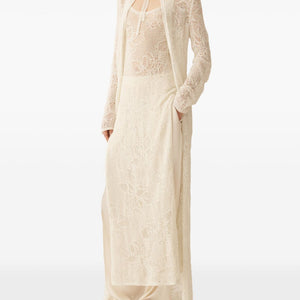 Fabiana Filippi Crochet long cardigan