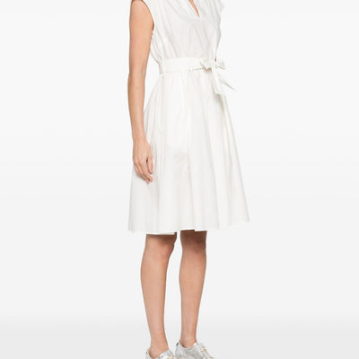 Woolrich V-neck Cotton short dress