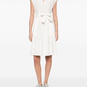 Woolrich V-neck Cotton short dress
