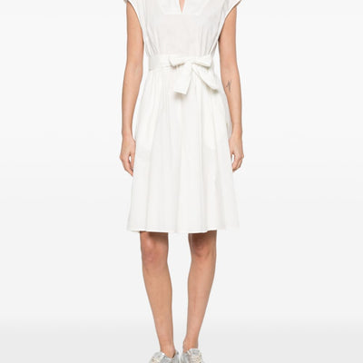 Woolrich V-neck Cotton short dress