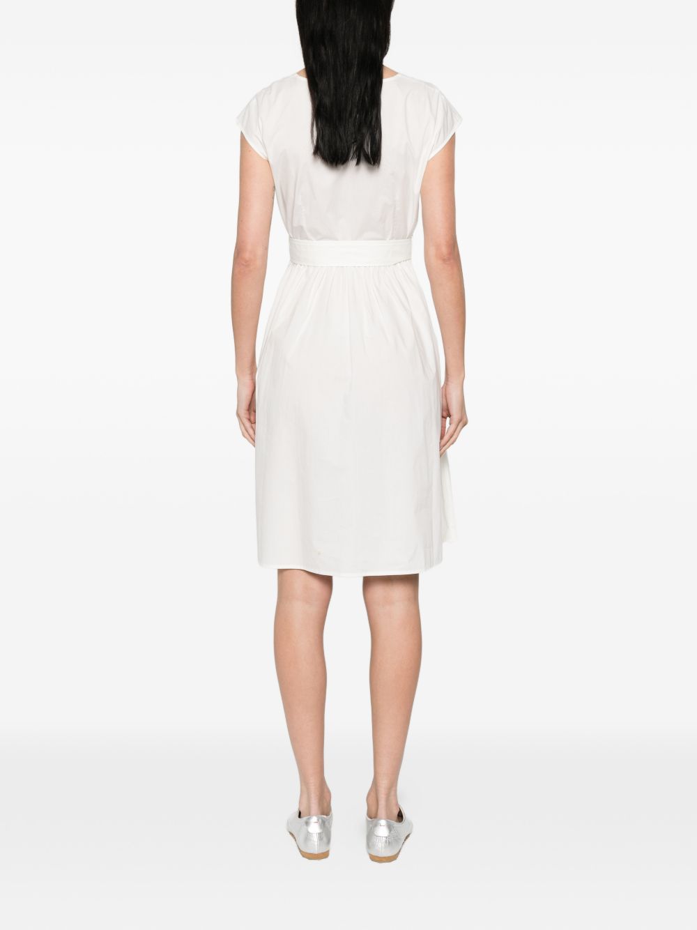 Woolrich V-neck Cotton short dress