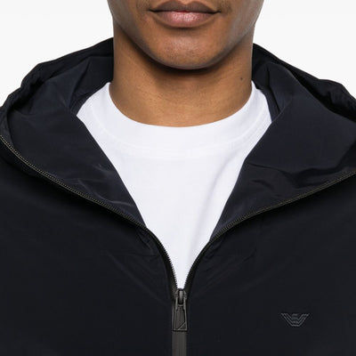 Emporio Armani Hooded blouson jacket