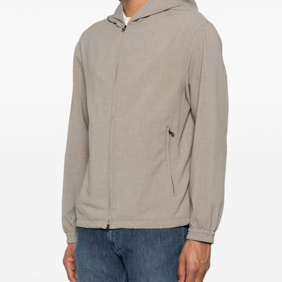 Emporio Armani Hooded blouson jacket